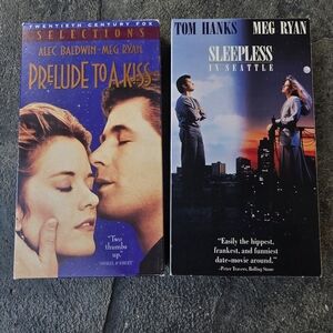 Meg Ryan - Prelude to a Kiss and Sleepless in Seattle VHS Set